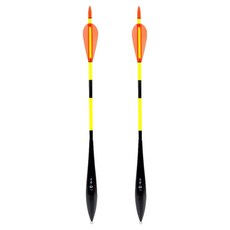 999Fishing 非自立式海釣翼型短版電子手工遠投長標2號, 黑色, 2個