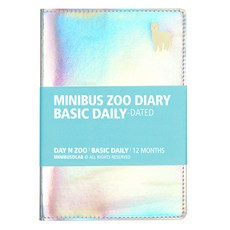 Minibus 2026年動物園子彈筆記基礎日用手帳, 駱馬 雷射, 1個