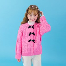 베베리 리본 니트 가디건