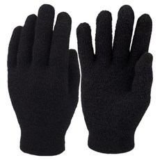 오제로 리버폭스 차량용 겨울 스마츠폰 터치 털장갑, 블랙