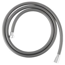 실리콘 튜브형 샤워호스 화이트, 1.5m, 그레이