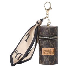 MEICHEL Develo Monogram 絲巾點綴罐形手拿包 11318