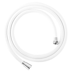실리콘 튜브형 샤워호스, 1.5m, 화이트