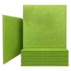 DIY自行施工隔音材料, 草綠色, 12個