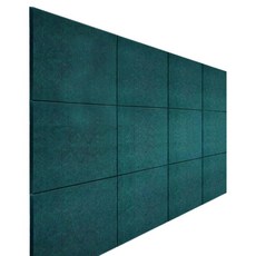 DIY自行施工隔音材料, 深綠色, 12個