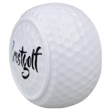 CRESTGOLF 推桿專用扁平高爾夫球, 白色, 1個