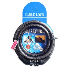 Lumion 4位數密碼鎖 1m, 黑色, 1個