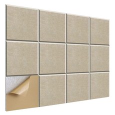 DIY自行施工隔音材料, 駝色, 12個