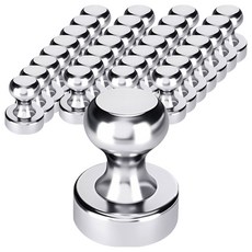 러블리팜 초강력 네오디움 강력 체스 도장형 냉장고 자석 30p + 투명케이스, 1세트, 실버