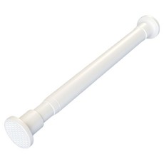 Bodamoga 多用途免鑽孔超強力支撐不鏽鋼伸縮桿, 白色