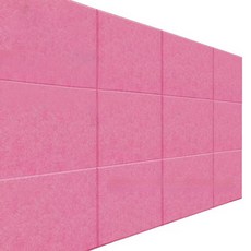 DIY自行施工隔音材料, 桃色, 12個