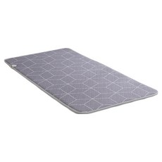 한일의료기매트 프리미엄 EMF 탄소 큐빅 전기매트 HI-401, 그레이, 슈퍼싱글(95 x 180 cm)