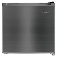 창홍 저소음 1도어 미니 냉장고 46L, 메탈 실버, HR046MSL0-D1IO