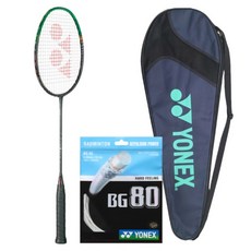YONEX 羽球拍 已穿線 BG80 + 全拍套組合, ASTROX 99 TOUR, 1套