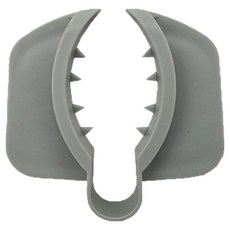 刨絲器固定工具 蔬菜切片器 安全護手器, 灰色, 1個