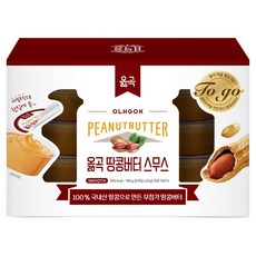 옳곡 땅콩버터 미니컵 스무스 8p, 160g, 1개
