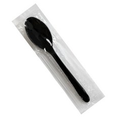 Cook & Guard 一次性湯匙 黑色, 500個, 1入