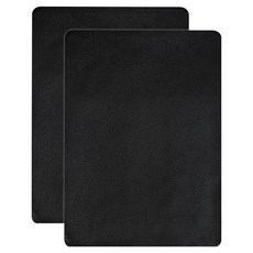 생활가꿈 다용도 가죽 스티커 2p 세트, 블랙