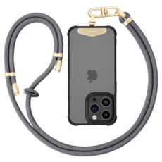 LEEU DESIGN 攀登系列 可調節手機掛繩 160cm, 1個, 灰色