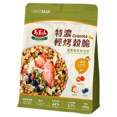 馬玉山 特濃輕烤穀脆 莓果椰奶奇亞籽, 1個, 280g