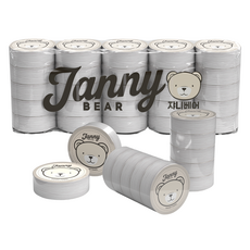 쟈니베어 프리미엄 여행용 압축 포켓 타월 70 x 32 cm, 화이트, 25개