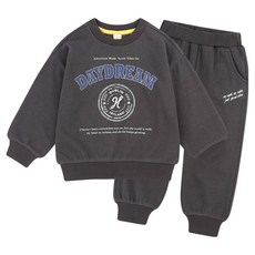 hejmini 兒童日常休閒超刷毛上下衣套裝