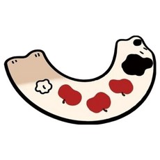 블럭마트 U자형 강아지 욕실 변기 발매트, type1, 1개