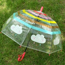 iNara Edu 雲朵感性圓頂小型長柄傘 4色