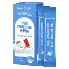 Nutri D-DAY 原創正宗希臘優格發酵粉, 2g, 10入, 1個