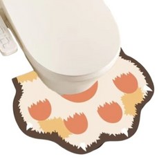 블럭마트 U자형 고양이발 욕실 변기 발매트, type5