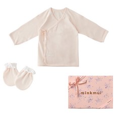 Minkmui 夏爾Mue Pima棉新生兒蝴蝶衣 + 防抓手套組合
