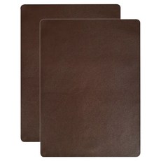 생활가꿈 다용도 가죽 스티커 2p 세트, 브라운