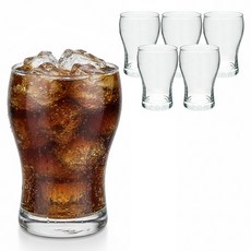 Diaglass 玻璃可樂果汁杯 425ml, 透明, 6個