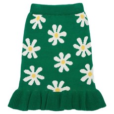 LaughingChild 兒童花朵棉質針織裙 84C2943370