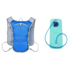 유엠 좋은 백팩 20L + 물주머니 세트, 블루, 1세트