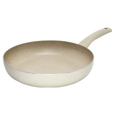 mama cook 媽媽廚 百合白鈦石不沾平底鍋, 1個, 24cm