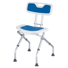 EARISE 雅蘭仕 可折疊收納靠背款洗澡椅, 1個, 白色