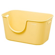 寵物星樂園 Mango 開放式貓砂盆 大型, 1個, 黃色