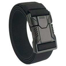 HOHO 남성용 나일론 아웃도어 스포츠 벨트, 블랙, 1개