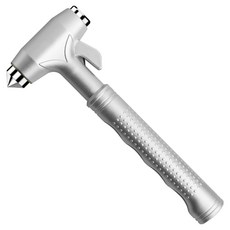 레인윙스 차량용 비상탈출 안전망치, 실버, 1개