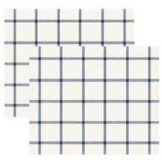 메오 부엌의 천 면 키친크로스 40 x 60 cm, 블루 C, 2개