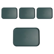 ing 簡約塑膠託盤, 海軍藍, 4個