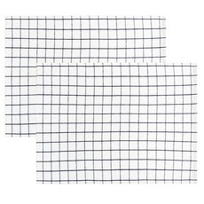 메오 부엌의 천 면 키친크로스 40 x 60 cm, 화이트 A, 2개