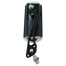 다조아샵 자전거 핸들바 백미러 안전 반사경, 블랙, 1개