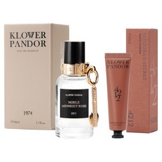 KP記憶香氛 台灣公司貨 記憶香氛日常組 紳夜玫瑰記憶香水 + 潘朵拉的秘密香水滋潤護手霜, 1套