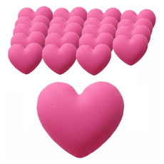 쇼핑닥터 귀여운 하트 냉장고 자석 20p, 로즈핑크