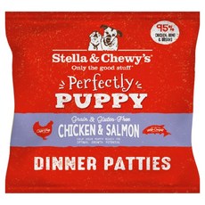 스텔라앤츄이스 전연령 강아지 동결건조 디너패티 사료, 닭+연어, 10g, 1개