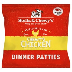 스텔라앤츄이스 전연령 강아지 동결건조 디너패티 사료, 닭, 10g, 1개