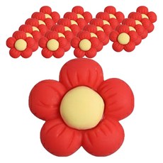 Shopping Doctor 室內裝飾冰箱磁鐵 大型 20入, 紅色花朵