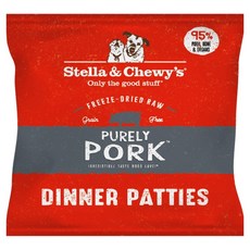 스텔라앤츄이스 전연령 강아지 동결건조 디너패티 사료, 돼지, 10g, 1개